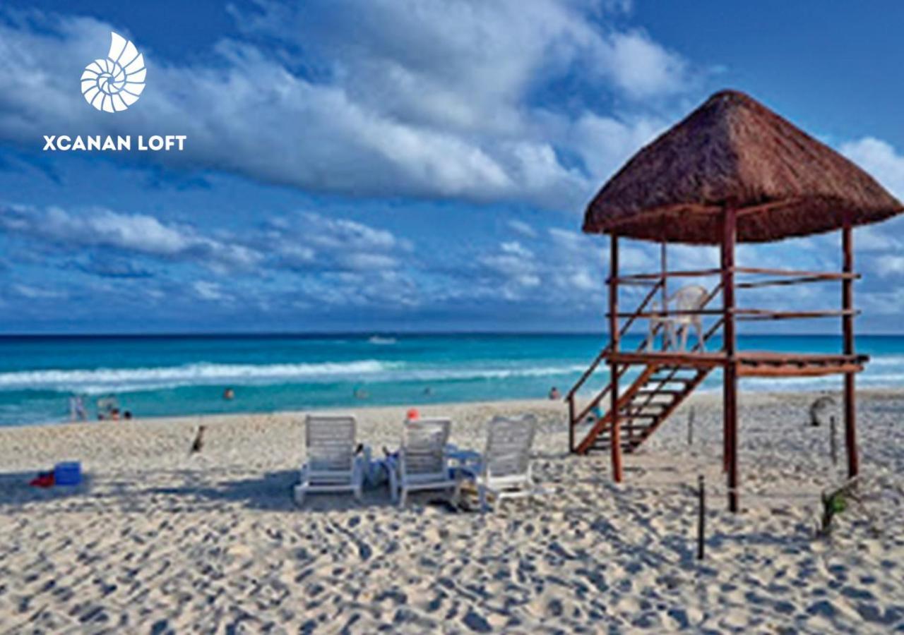 Xcanan Loft On Park Royal, The Best Area In Cancun Right On The Beach Luaran gambar