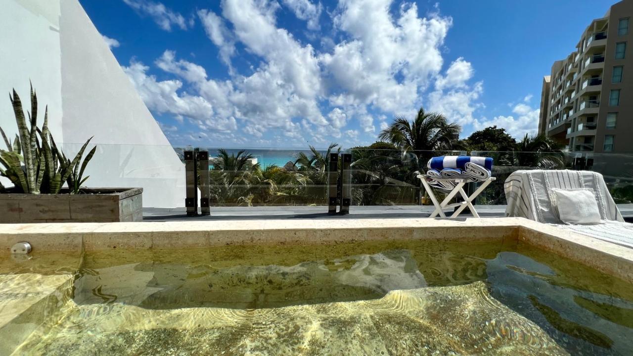 Xcanan Loft On Park Royal, The Best Area In Cancun Right On The Beach Luaran gambar