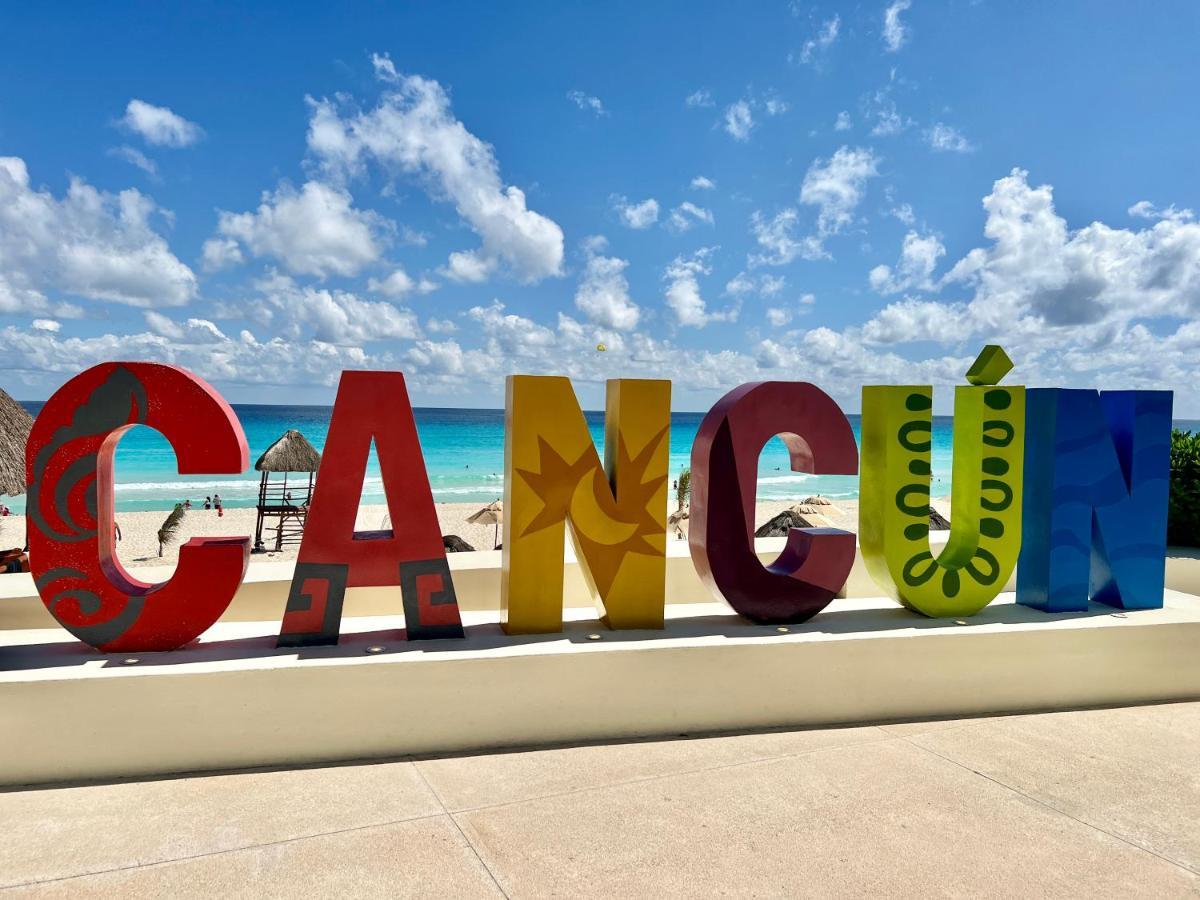 Xcanan Loft On Park Royal, The Best Area In Cancun Right On The Beach Luaran gambar