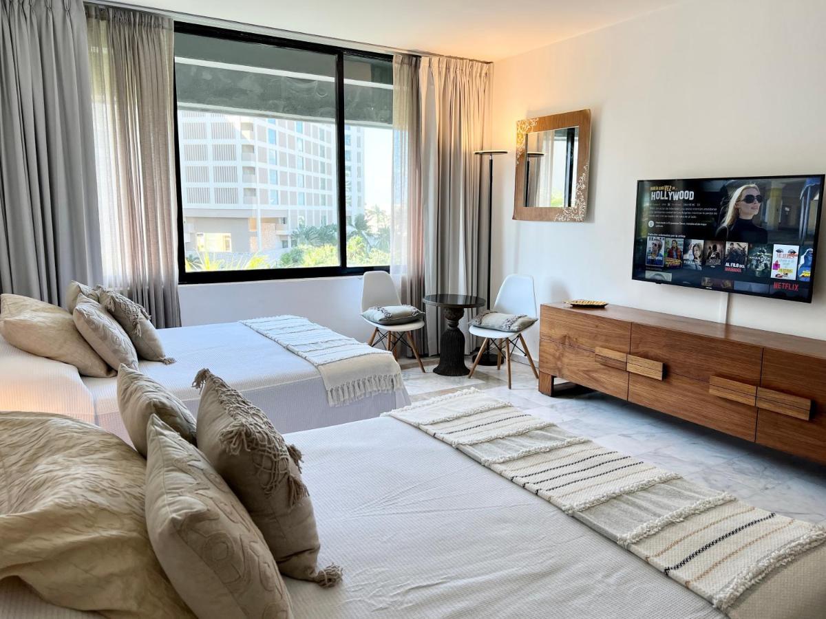 Xcanan Loft On Park Royal, The Best Area In Cancun Right On The Beach Luaran gambar